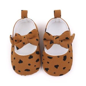 Brown Spotty pumps